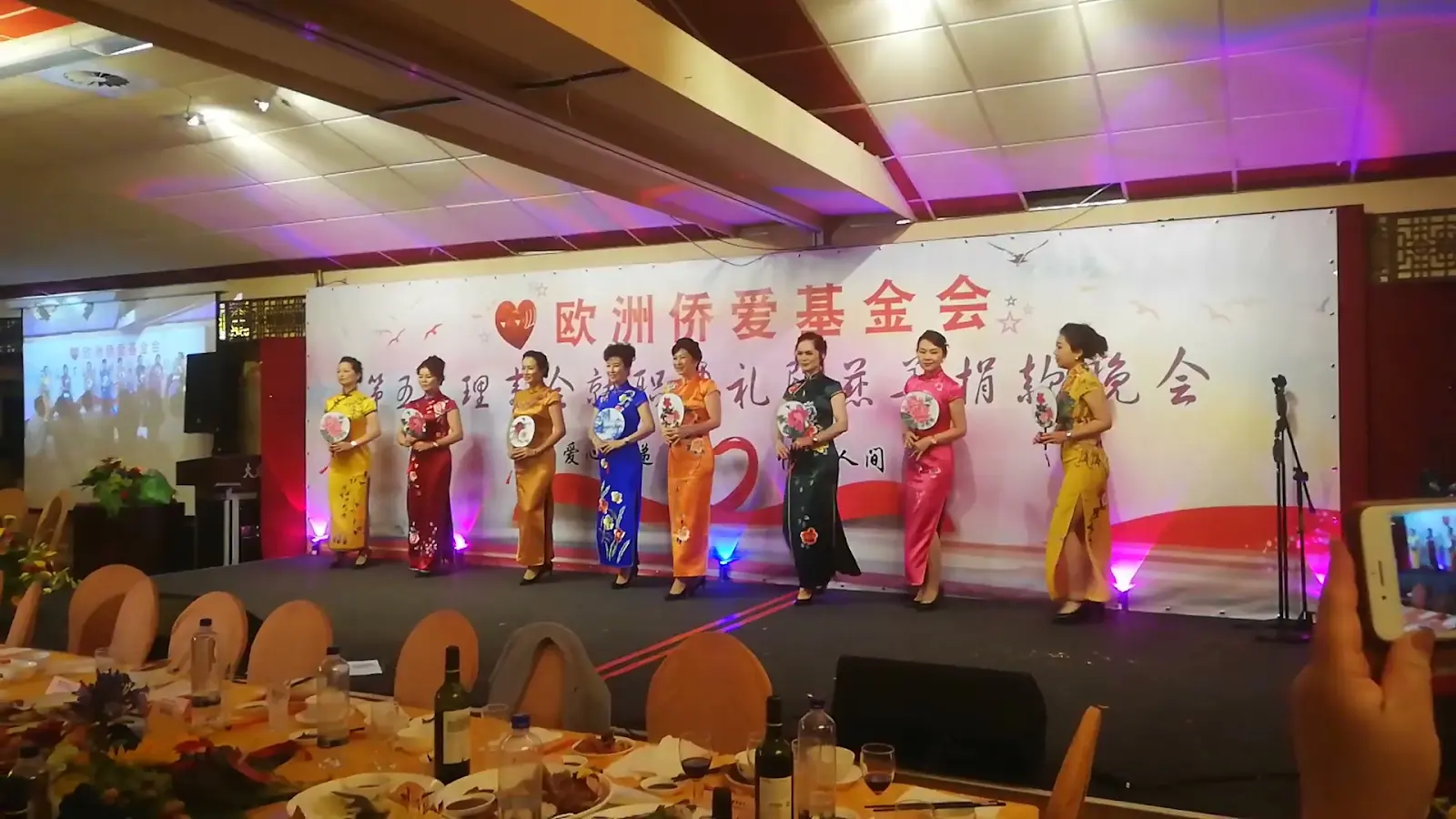 欧洲侨爱基金会第五届理事会就职典礼暨慈善捐款晚会